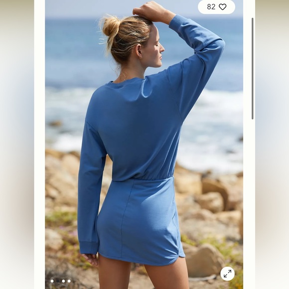 L*Space Groove Dress Size XS Color Iris Blue - Picture 6 of 13